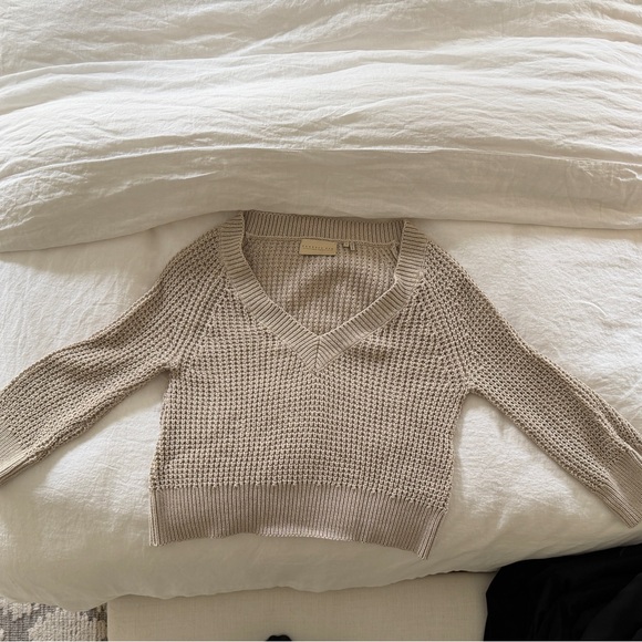Classic Six Sweaters - Classic Six NYC Brigitte Linen Sweater